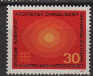 Germany 1969 - Scott 1004 MNH - 30pf, Protestants, Hungry for Justice  (Co705)