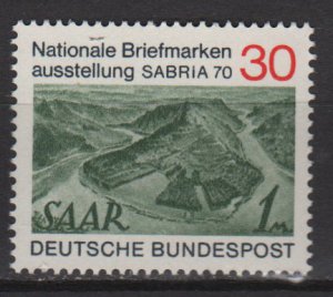 Germany 1970 - Scott 1017 MNH - 30 pf, Saar #171(K-201)