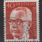 Germany 1970 - Scott 1032 used - 40 pf, Pres. G. Heinemann (Ra-487)