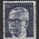 Germany 1970 - Scott 1034 used - 60 pf, Pres. G. Heinemann (Ra-526)