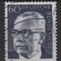 Germany 1970 - Scott 1034 used - 60 pf, Pres. G. Heinemann (Ra-526)