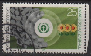 Germany 1973 -Scott 1119 used- 25 pf, Environment protection (2-569)
