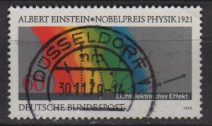 Germany 1979 - Scott 1299 used - 60pf, Einstein Nobel Prize (4-315)