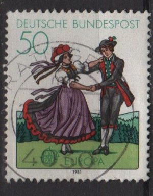 Germany 1981 - Scott 1349 used - 50 pf, Europa (6-488)