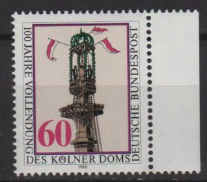 Germany 1980 - Scott  1339 MNH - Cologne Cathedral Finial (5 - 633)