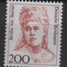 Germany 1986/91 - Scott 1491 MNH- 200 pf, Famous women, Bertha von Suttner(11-636)