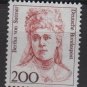 Germany 1986/91 - Scott 1491 MNH- 200 pf, Famous women, Bertha von Suttner(11-636)