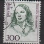 Germany 1986/91 - Scott 1493a used- 300 pf, Famous women,  Fanny Hensel (11-637)