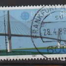 Germany 1987 - Scott 1506 used - 80 pf, Europa, Modern architecture (5-355)