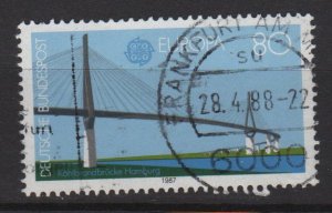 Germany 1987 - Scott 1506 used - 80 pf, Europa, Modern architecture (5-355)