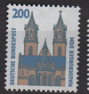 Germany 1987 - Scott 1534 MNH - 200pf, Magdeburg cathedral (12-616)