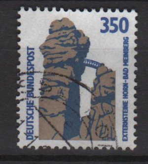 Germany 1987 - Scott 1537 used - 350pf,  Externsteine Bridge near Hornbad Meinberg (12-627)