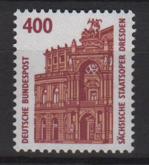 Germany 1987 - Scott 1538 MNH - 400pf,  Opera House Dresden (F-598)