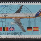 Germany 1988 - Scott 1552 used - 60 pf, Europa, Airbus (12-660)