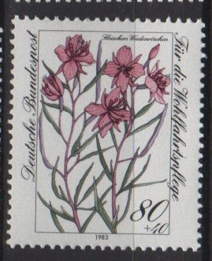 Germany 1983 - Scott B613 MNH - 80 + 40pf, Flowers (12-717)