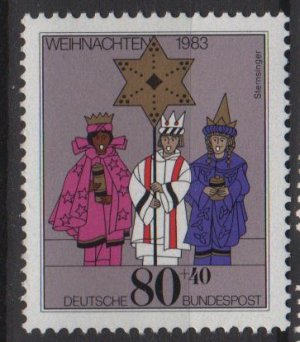Germany 1983 - Scott B615 MNH - 80 + 40pf, Christmas (12-721)