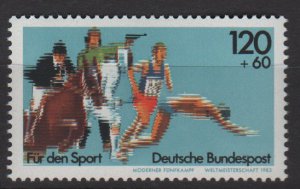 Germany 1983 -Scott B610 MNH- 120 + 60 pf, Sports foundation (13-43)
