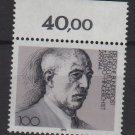 Germany 1990 - Scott 1606 MNH - 100pf, Wilhelm Leuschner  (Red-302)
