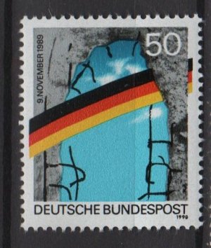 Germany 1990 - Scott 1617 MNH - 50pf, Berlin Wall opening (13-57)