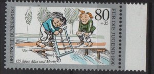 Germany 1990 - Scott B691 MNH - 80 + 35 pf, Max & Moritz (13-65)