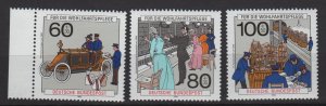 Germany 1990 - Scott B694-B696 (3) MNH - Post & telecommunication (13-67)