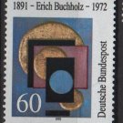 Germany 1991 - Scott 1623 used - 60pf, Erich Buchholz  (13-75)