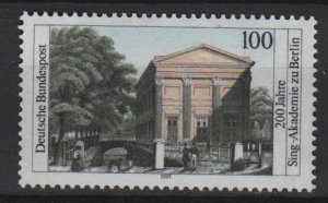 Germany 1991 - Scott 1636 MNH- 100pf Choral singing Academy  (13-106)