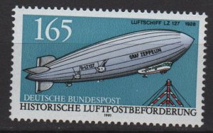 Germany 1991 - Scott 1641 MNH - 165pf,Graff Zeppelin LZ 127 (13-120)