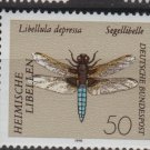 Germany 1991 - Scott 1670 MNH - 50pf, Dragonfly  (13-141)