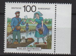 Germany 1991 - Scott 1687 MNH - 100pf, Stamp day  (13-148)