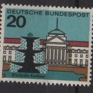 Germany 1964 -Scott  873 MNH- 20pf, Wiesbaden, Fountain (13-323)