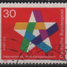 Germany 1969 - Scott 995 used - 30pf, ILO 50th Anniv (13-449)
