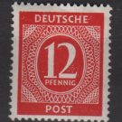 Germany 1946 - Scott 538 MNH - 12 pf, Numeral (13-514)