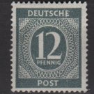 Germany 1946 - Scott 539 MH - 12 pf, Numeral (13-518)