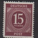 Germany 1946 - Scott 540 MNH - 15 pf, Numeral (13-523)