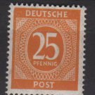 Germany 1946 - Scott 546 MNH - 25 pf, Numeral (13-539)