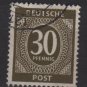 Germany 1946 - Scott 547 used - 30 pf, Numeral (13-544)