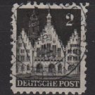 Germany 1948 - Scott 634 used - 2 pf, Frankfurt town Hall (13-633)