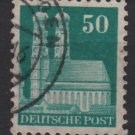 Germany 1948 -Scott 653 used- 50pf, Our Lady's Church Munich  (13-654)