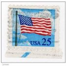USA 1988 - Scott 2278 used - 25c, Flag & Clouds (F-171)