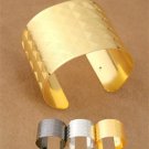 Wide Cuff Bangle (gun metal)