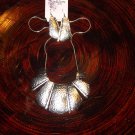 Silver statement  neacklace