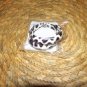 PURPLE BLACK & WHITE CHEETAH PRINT HOOP
