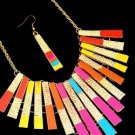 DAZZLE ME W/COLOR STATEMENT NECKLACE