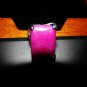 PINK & SILVER BIG STONE RING