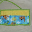 Hand Crafted Scooby Doo Crayon Holder Roll Up with Green Tie Hand Crafted Scooby Doo Crayon Holder Roll Up with Green Tie