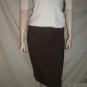 DAZZ Womens Skirt Brown style D10241 L Large