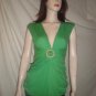 NOTICE Baby V Neck Blouse Top Green M 100200