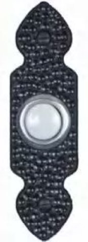 Heath Zenith Wired Doorbell Push Button 829LB-A   Black