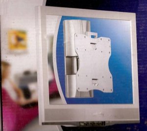 STC Space Saver VESA 40" TV Tilting LCD Mount 50402 Silver